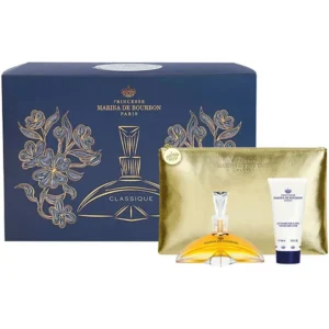 Kit Perfume Femenino Marina De Bourbon Classique EDP 100 ml + Loción Corporal + Necessaire