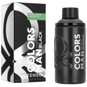 Perfume Masculino Benetton Colors Man Black Intenso EDP 200 ml