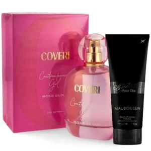 Kit Perfume Femenino Enrico Coveri Contemporary Girl Rose Glow EDP 100 ml + Loción Corporal