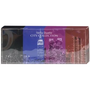 Kit Perfume Unisex Stella Dustin City Collection EDP 10 ml - 4 Unidades