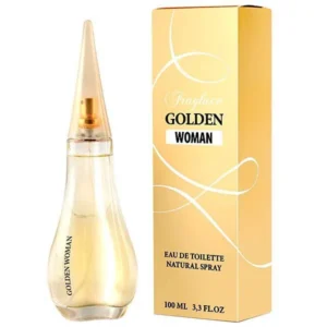 Perfume Femenino Fragluxe Golden Woman EDT 100 ml